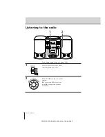 Preview for 6 page of Sony CFD-Z110 Operating Instructions Manual