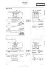 Preview for 5 page of Sony CFD-ZW750 - Cd Radio Cassette-corder Service Manual