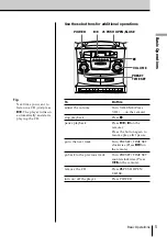 Preview for 5 page of Sony CFD ZW755 - Portable CD / Cassette Operating Instructions Manual