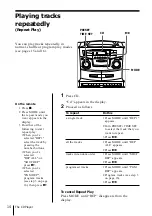 Preview for 14 page of Sony CFD ZW755 - Portable CD / Cassette Operating Instructions Manual