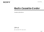 Sony CFM-10 Operating Instructions  (primary... User Manual preview