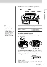 Preview for 5 page of Sony CFM-A50 Operating Instructions Manual