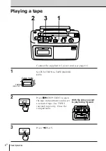 Preview for 6 page of Sony CFM-A50 Operating Instructions Manual