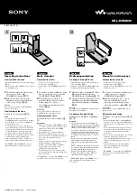 Sony CKL-NWA820 Operating Instructions preview