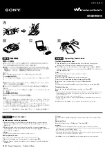 Sony CKM-NWS610BLK Operating Instructions preview