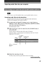 Preview for 17 page of Sony Clie Clie Version 2.0 User Manual