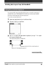 Preview for 22 page of Sony CLIE PEG-S320 Operating Instructions Manual