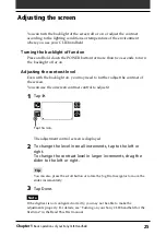 Preview for 25 page of Sony CLIE PEG-S320 Operating Instructions Manual