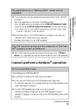 Preview for 17 page of Sony CLIE PEG-TG50 Troubleshooting Manual