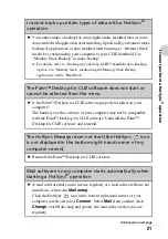 Preview for 21 page of Sony CLIE PEG-TG50 Troubleshooting Manual