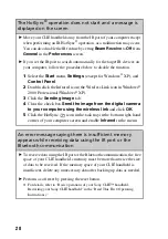 Preview for 28 page of Sony CLIE PEG-TG50 Troubleshooting Manual