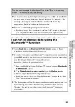 Preview for 33 page of Sony CLIE PEG-TG50 Troubleshooting Manual