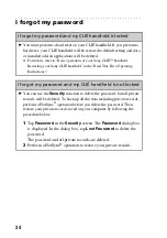 Preview for 34 page of Sony CLIE PEG-TG50 Troubleshooting Manual