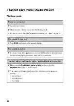 Preview for 38 page of Sony CLIE PEG-TG50 Troubleshooting Manual