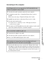 Preview for 41 page of Sony CLIE PEG-TG50 Troubleshooting Manual