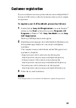 Preview for 53 page of Sony CLIE PEG-TG50 Troubleshooting Manual