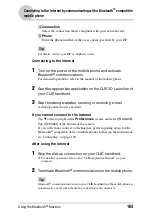 Preview for 164 page of Sony CLIE PEG-UX40 Handbook