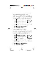 Preview for 74 page of Sony CM-B1200 Operating Instructions Manual