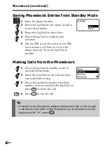 Preview for 20 page of Sony CMD-CD5 Operating Instructions Manual