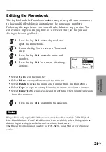 Preview for 21 page of Sony CMD-CD5 Operating Instructions Manual