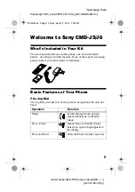 Preview for 5 page of Sony CMD-J5 Operating Instructions Manual