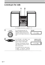 Preview for 10 page of Sony CMT-A70 - Personal Component System Operating Instructions Manual