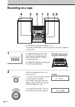 Preview for 14 page of Sony CMT-A70 - Personal Component System Operating Instructions Manual