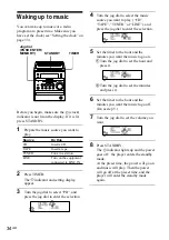 Preview for 34 page of Sony CMT-A70 - Personal Component System Operating Instructions Manual