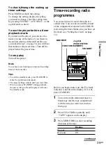 Preview for 35 page of Sony CMT-A70 - Personal Component System Operating Instructions Manual