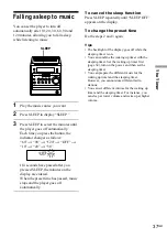 Preview for 37 page of Sony CMT-A70 - Personal Component System Operating Instructions Manual