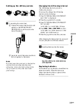 Preview for 39 page of Sony CMT-A70 - Personal Component System Operating Instructions Manual