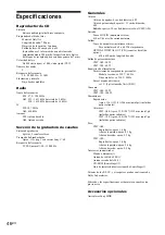 Preview for 92 page of Sony CMT-A70 - Personal Component System Operating Instructions Manual