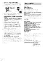 Preview for 32 page of Sony CMT-CPX22 - Micro Hi Fi Component System Operating Instructions Manual