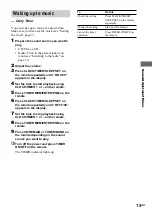 Preview for 15 page of Sony CMT-EP303 - Micro Hi Fi Component System Operating Instructions Manual