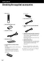 Preview for 10 page of Sony CMT-MX700Ni Operating Instructions Manual