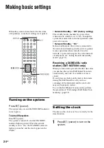 Preview for 20 page of Sony CMT-MX700Ni Operating Instructions Manual