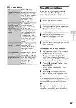 Preview for 43 page of Sony CMT-MX700Ni Operating Instructions Manual