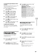 Preview for 53 page of Sony CMT-MX700Ni Operating Instructions Manual