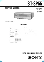 Preview for 55 page of Sony CMT-SP55TC Service Manual