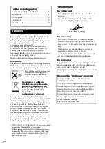 Preview for 66 page of Sony CPF-NW001 Operating Instructions Manual