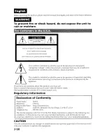 Preview for 2 page of Sony CSS-SA Operating Instructions Manual