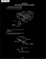 Preview for 36 page of Sony CVP-G700 Service Manual