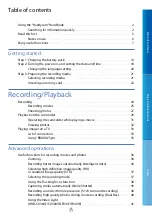 Preview for 11 page of Sony CX360V Handbook