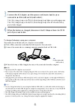 Preview for 15 page of Sony CX360V Handbook