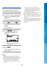 Preview for 55 page of Sony CX360V Handbook