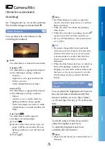 Preview for 78 page of Sony CX360V Handbook