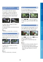 Preview for 79 page of Sony CX360V Handbook