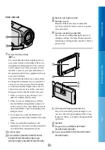 Preview for 124 page of Sony CX360V Handbook