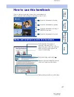 Preview for 2 page of Sony Cyber-shot 4-143-374-11(1) Handbook