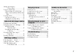 Preview for 7 page of Sony CYBER-SHOT DSC-F717 Operating Instructions Manual